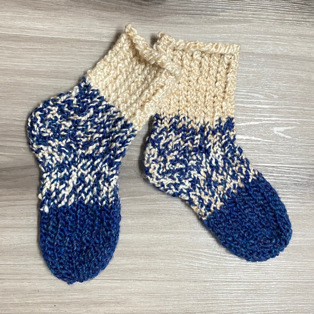 🌻Handmade Knitted Chunky Slipper Socks